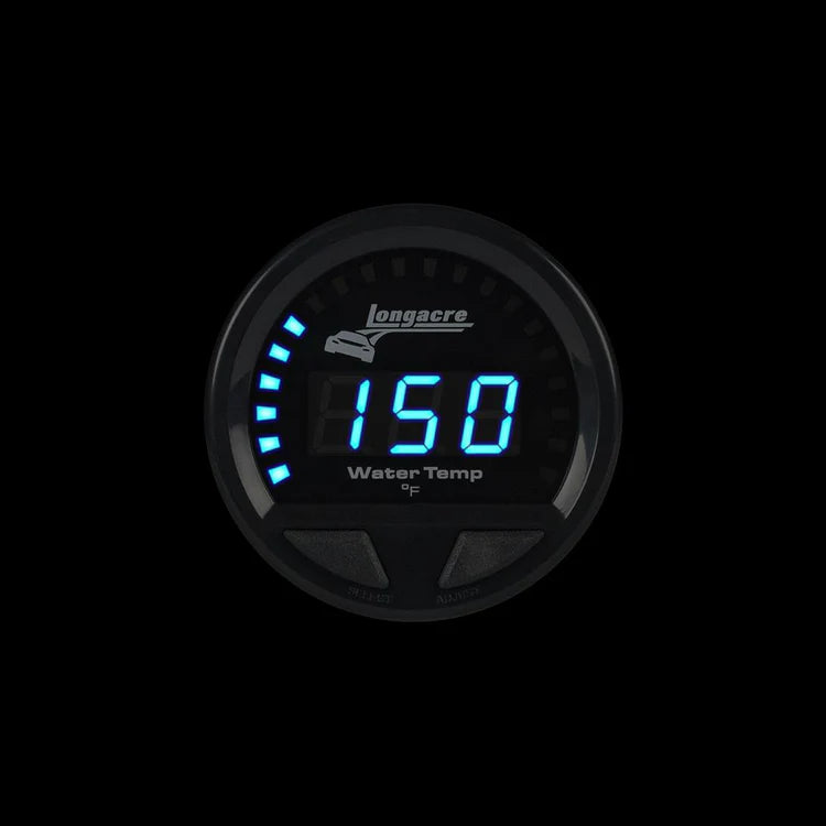 Digital Elite LED Waterproof Gauges, Water Temperature 100-280, Sensor Included