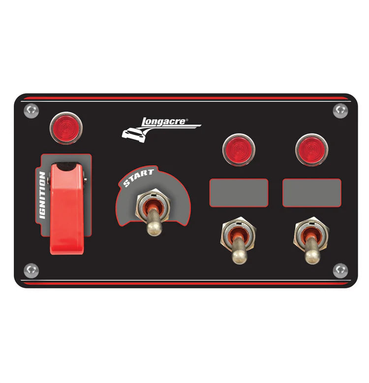 Elite Switch Panel - Starter/Ignition/2 ACC With Lights & Flip