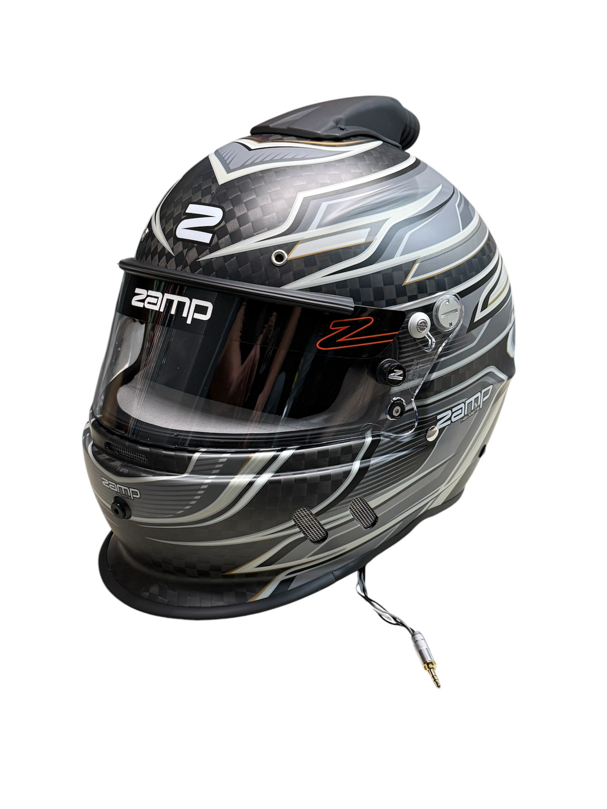 Zamp RZ-67D Victory Helmet Dirt Series Matte Gray Carbon