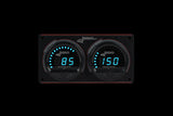 Digital Elite LED Waterproof Gauge Panel, 2 Gauge Oil Pressure/Water Temperature