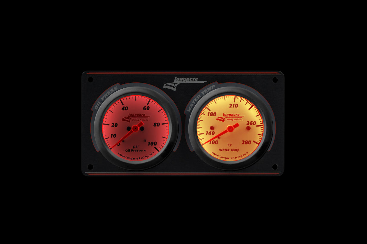 Sportsman™ Elite 2 Gauge Panel Oil Pressure, Water Temperature