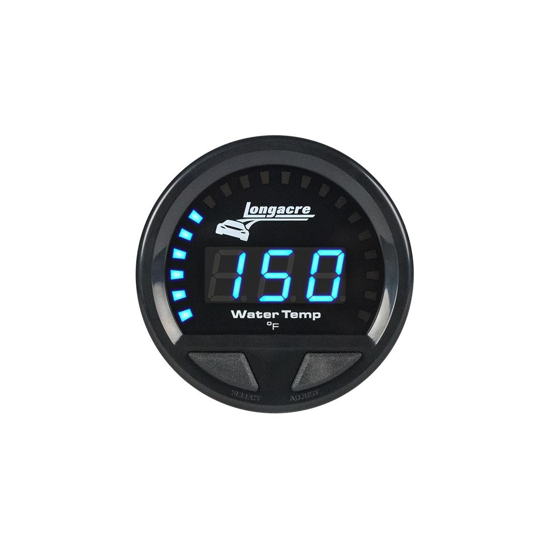 Digital Elite Waterproof Gauges, Water Temperature 100-280, Sensor Included