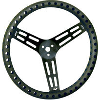 Longacre Drilled Black Steering Wheel