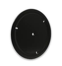 Victory Wheel Cover Alum Black