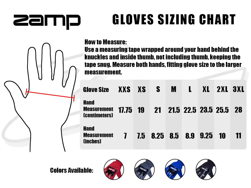 Zamp ZR-60 Race Gloves